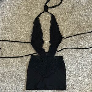 Outcast Eloise Mini Dress Black